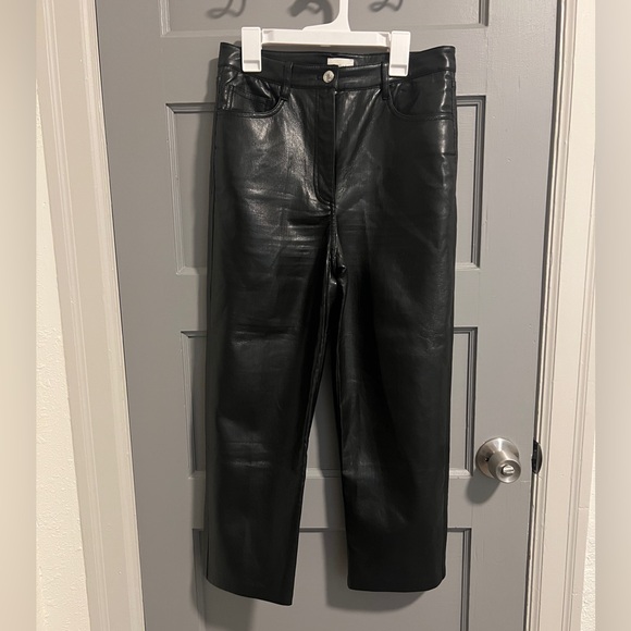 Wilfred Pants - Wilfred Black Leather Pants